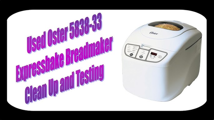  Oster Expressbake Bread Maker with Gluten-Free Setting, 2  Pound, White (CKSTBR9050-NP): Bread Machines: Home & Kitchen