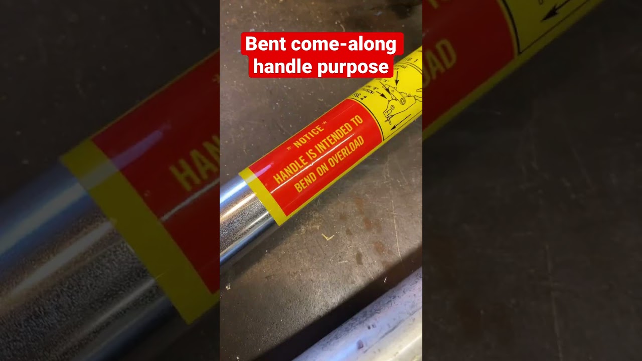 Why Did My Come-Along Handle Bend