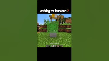Minecraft TNT Launcher #minecraft #shorts