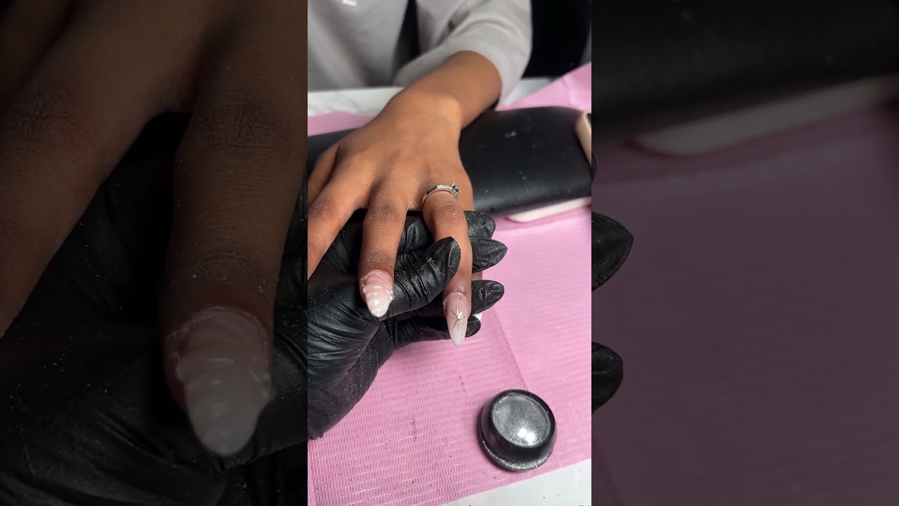 Star tutorial #nails #tutorial #star #chrome #chromenails #viralshorts #nailart