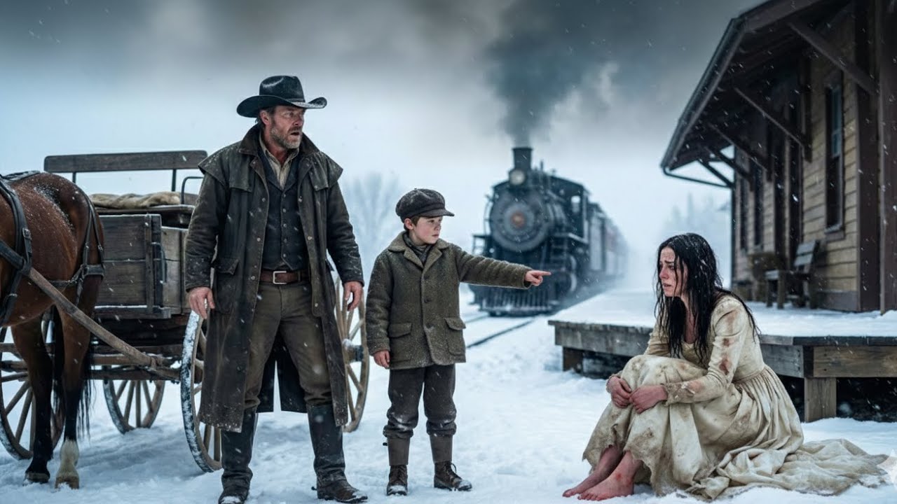 The Rancher Froze When His Son Recognized the Barefoot Bride in the Snow