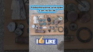 Podsumowanie wykopek z dn. 16.05.26 #metaldetecting #hobbysoul #treasuresearch #coin #hobby