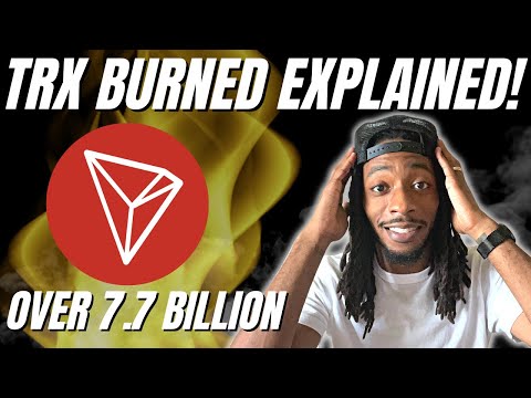 Tron Blockchain | Over 7.7 Billion TRX Cryptocurrency Burned🔥