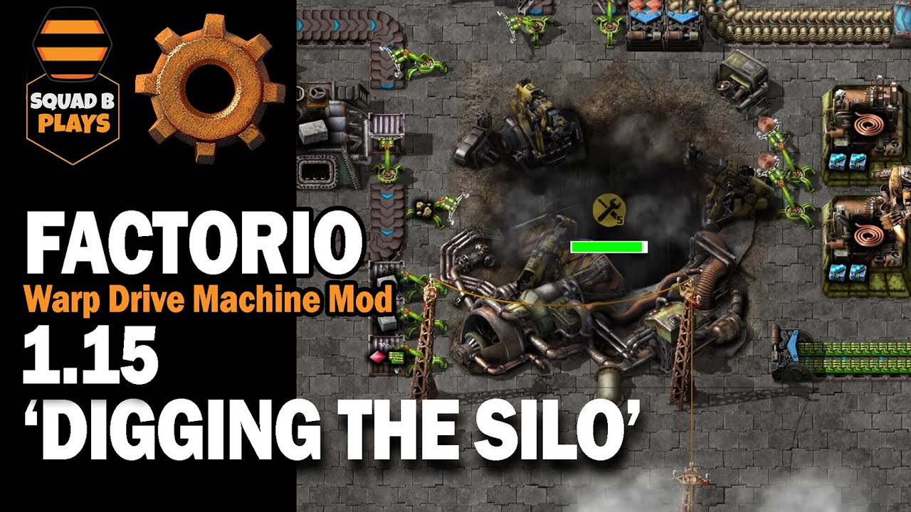 Digging through 6 Stages to make the Rocket Silo in Warp Drive Machine ...