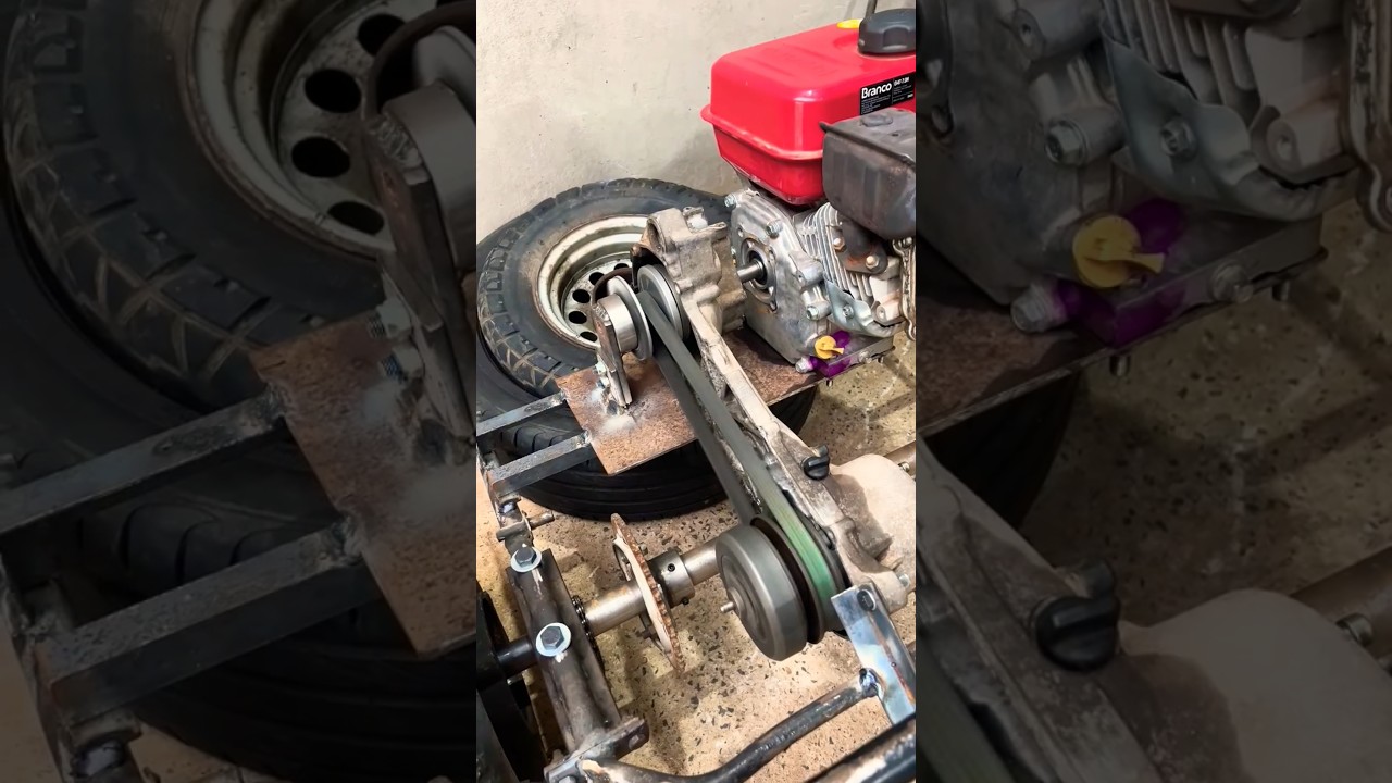 Cambio cvt motor  estacionario para mini buggy montagem 