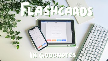 🐳Study with flashcards in GoodNotes 5? | GoodNotes study tool how to + review