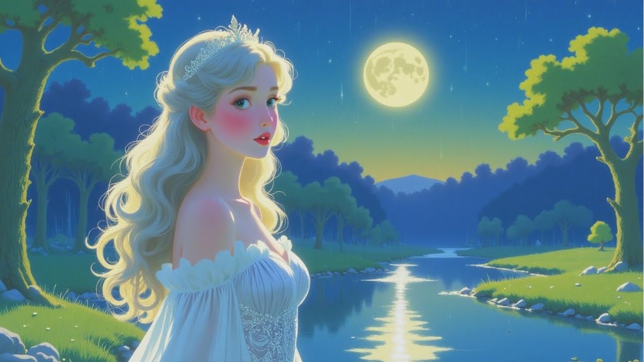 Nighttime Poem "The Dreaming Princess: A Journey Beyond" | "Princess Dreams in a Golden Castle"