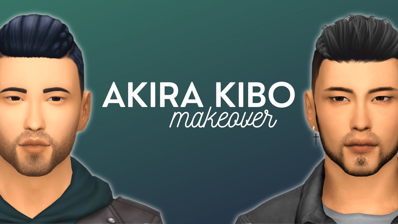 Giving Akira Kibo A Makeover! (+CC Links) | Sims 4 CAS - YouTube