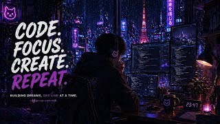 Coding Night ☔ Deep Focus Lofi for Programmers (No Distractions)