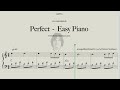Perfect    easy piano