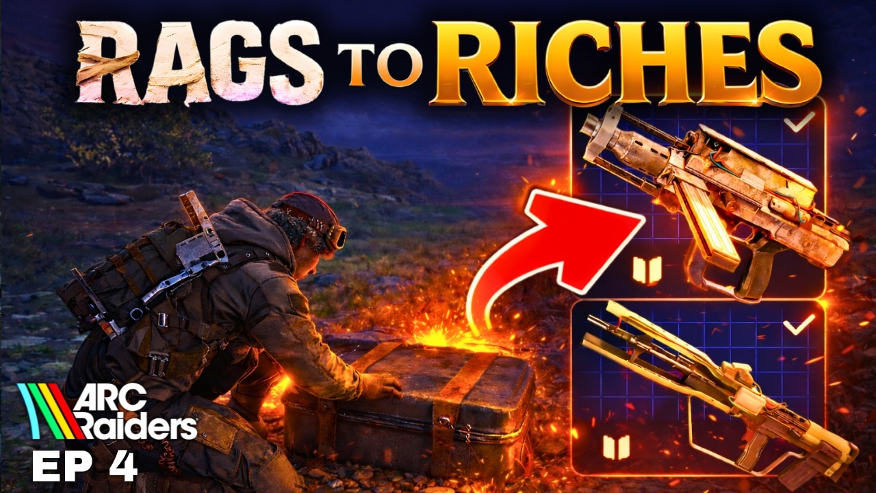 Solo Hunts for INSANE RICHES in HURRICANE Mode… ARC Raiders (Rags To Riches EP4 S4)