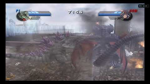 Godzilla Unleashed - Godzilla 2000 VS. Destoroyah Gameplay