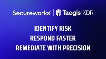 Taegis™ XDR: Better Automation, Better Security