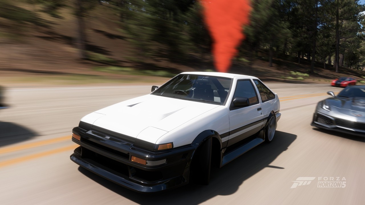 Toyota Trueno - 500HP VS Sports Cars | Forza Horizon 5 | Steering Wheel Gameplay