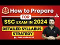 Ssc exam syllabus 2024  how to prepare for all ssc exams  by sahil madaan sir