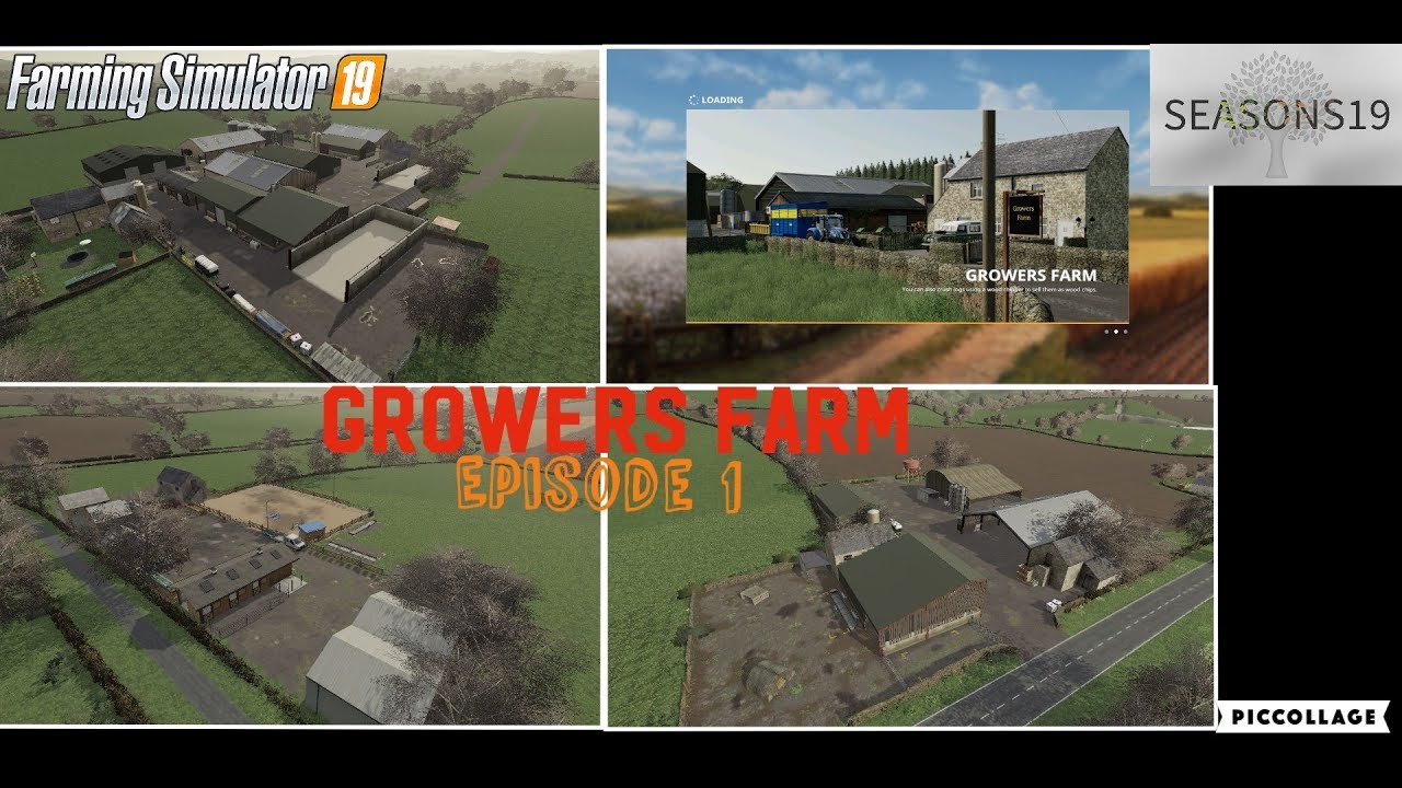 I LOVE THIS MAP | Farming Simulator 19 | Growers Farm - Singleplayer - Seasons #1