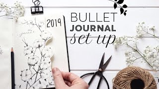 Plan With Me | 2019 Bullet Journal Set Up + Flip Thru
