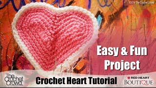 Learn How to Crochet Hearts with Red Heart Yarns screenshot 1
