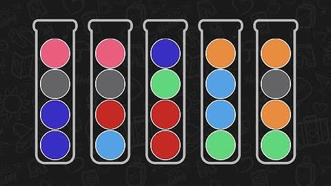 Ball Sort Puzzle Level 25 Solution