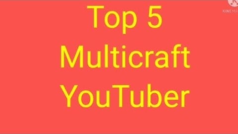 Multicraft Top 5 YouTubers #multicraft #crafters #multicrafters
