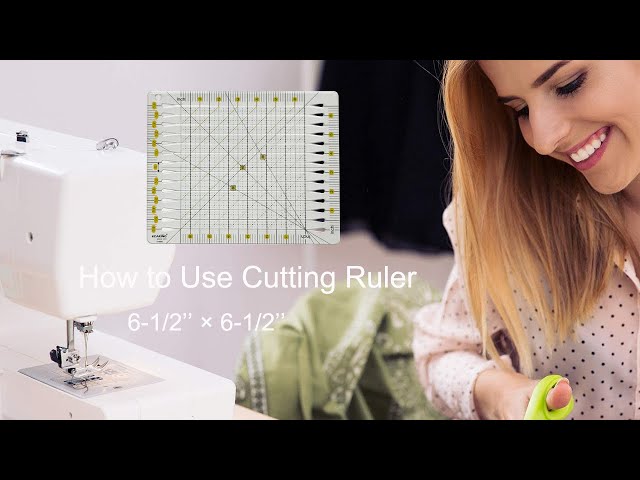 How to Use the Slotted Cutting Ruler ? 