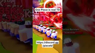we got a one piece TD #td #roblox #onepiece #towerdefense