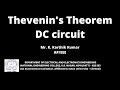 Thevenin's Theorem DC circuit |Statement & Solved problems|