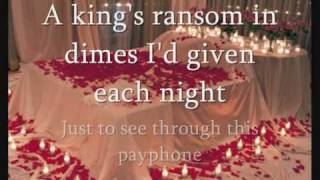 Video thumbnail of "Bed of roses with lyrics"