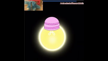 Light bulb animation with Wonn the bunny #procreateanimation #procreateart #procreate