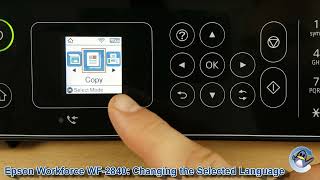 Epson WorkForce WF-2840DWF: How to Change the Selected Language