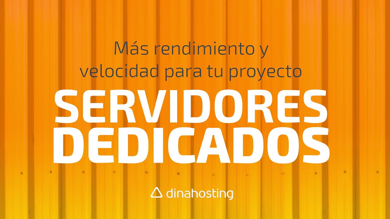 Servicios dinahosting | Servidores Dedicados, más rendimiento y velocidad para tu proyecto