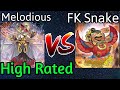 Melodious vs fire king snakeeye high rated db yugioh