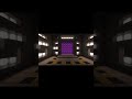 Minecraft Futuristic Portal Room  #minecraft #minecraftshorts
