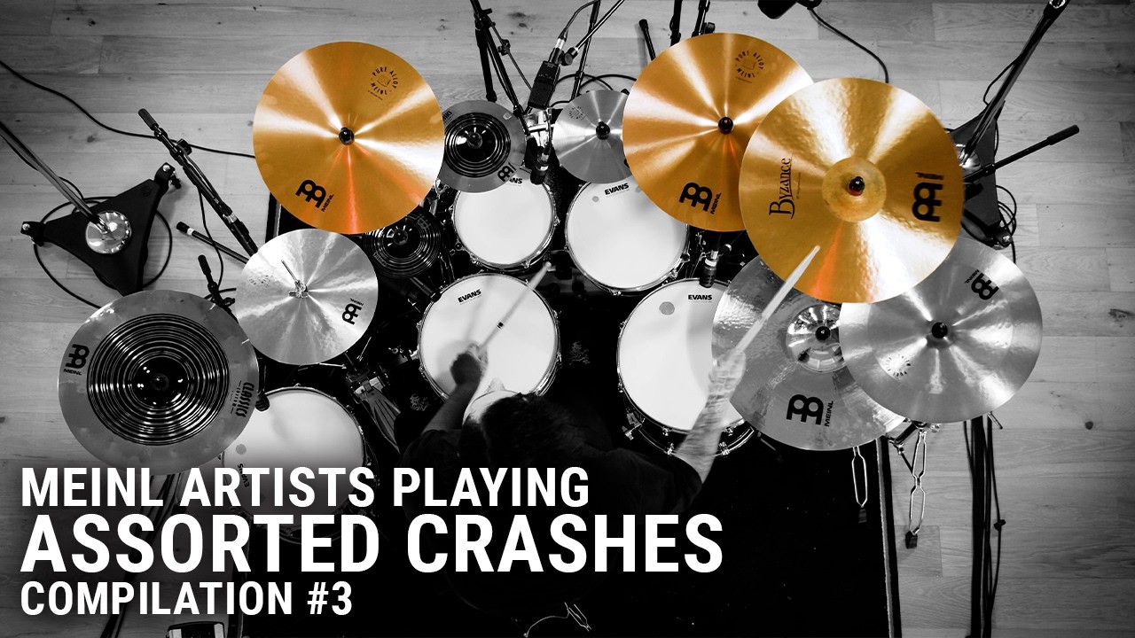 Meinl Cymbals - Assorted Crashes Compilation #3