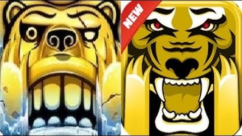 Endless Run Snow Temple Oz vs Run Tiger Run