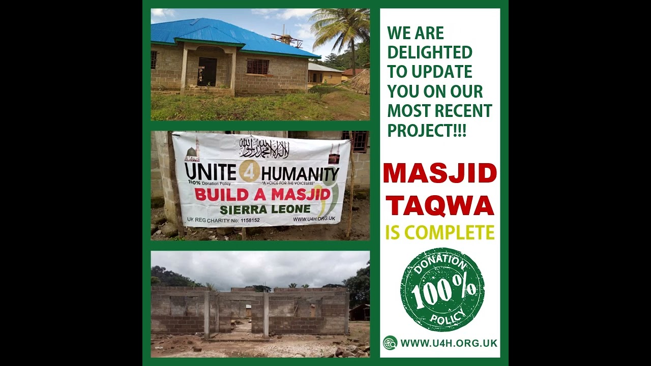 Build a Masjid as Sadaqah Jariyah for Your Loves Ones | 100% Donation Policy