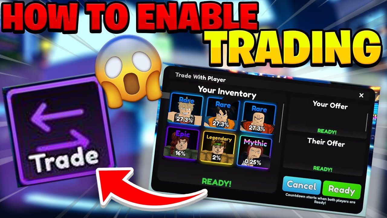 NEW *Trading* feature for ANIME ADVENTURE units and skins (EASY AND FAST) 