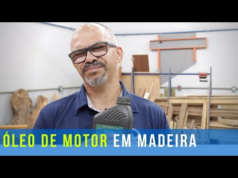 Vídeo: O óleo de motor usado preserva a madeira?