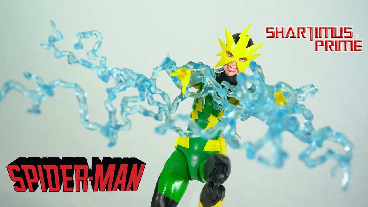 Marvel Legends Electro (Francine Frye) 2025 Spider-Man Retro Card Wave ...