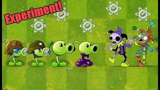 Plants Vs Zombies 2 Experiment: All Peashooter Power Up! vs Jester Zombie