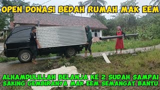 ALHAMDULILLAH BELANJA KE 2 SUDAH SAMPAI SAKING GEMBIRANYA MAK EEM SEMANGAT BANTU