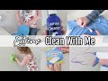 CLEAN WITH ME | KIDS RUIN EVERYTHING! | 3 CLEANERS FOR EASY CLEAN UP AFTER KIDS!