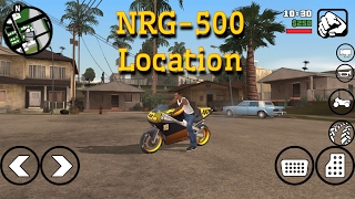 All 4 locations of the NRG-500 - at the very beginning of the game