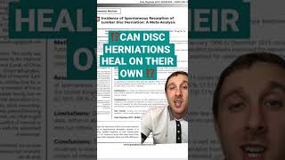 Can Disc Herniations Heal On Their Own | Aleks Physio | #shorts