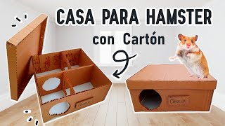 Cómo hacer una CASA para hámster ¡Fácil con CARTÓN! by Pequeños Roedores 1,570 views 1 month ago 12 minutes, 3 seconds