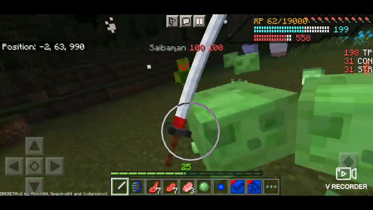 join this dbz minecraft pocket Edition server if you want - YouTube