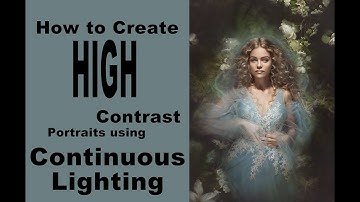 Take amazing high contrast painterly images using continuous lights! | Solix by Westcott