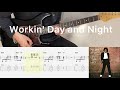 Michael Jackson - Workin' Day and Night (guitar cover with tabs & chords)