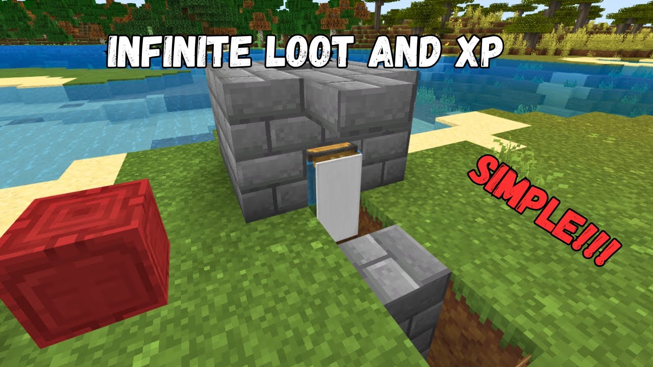 Best AFK Fish Farm in Minecraft Bedrock 1.21! (MCPE/Xbox/PS4/Nintendo Switch/Windows10) YouTube