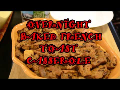Vegan Overnight Baked French Toast